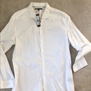 Kenneth Cole white mens shirt xxl